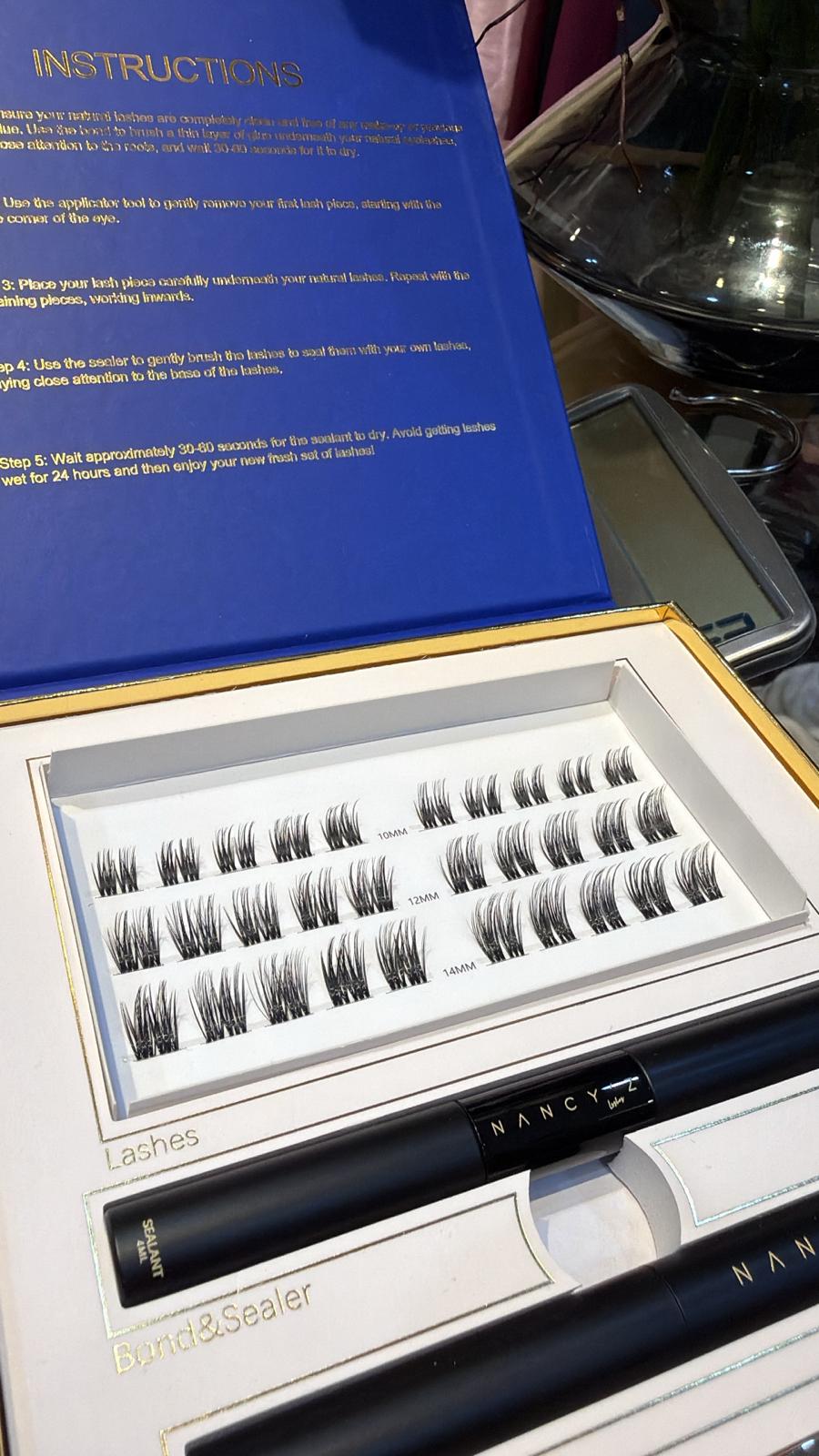NancéBeauty Soft Luxe Cluster Lashes – Seamless, Lightweight & Reusable